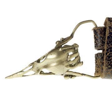 Ceinture crâne d'oiseau pour la vente par Alkemie Jewelry