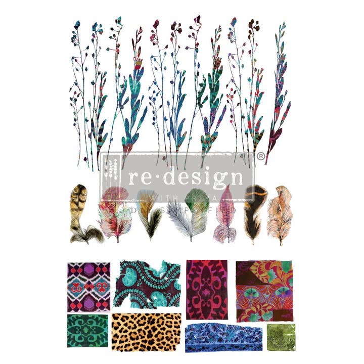 Redesign with Prima – wholesale Wallpaper – Redesign With Prima Decor Transfers In Flight 4 Sheets 24x341