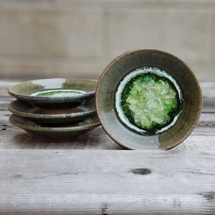 Dock 6 Pottery - Wholesale Jewelry Dish - Handmade Ring Dish - Wasabi Dipping Dish - MADE TO ORDER15