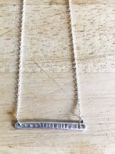 Single Sided Necklace for wholesale by loving anvil