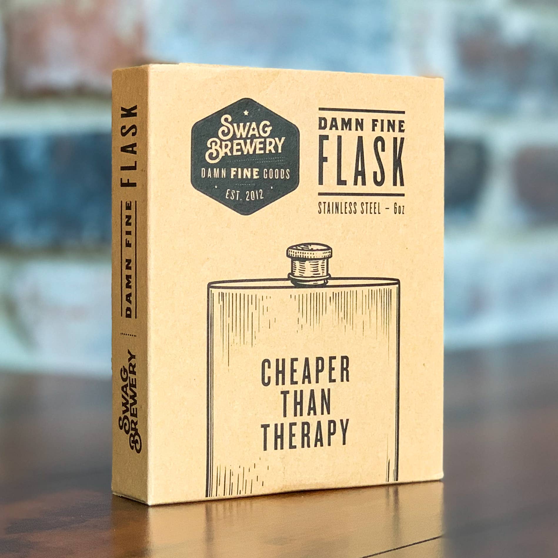 Swag Brewery - Wholesale Flask - Cheaper Than Therapy Flask3