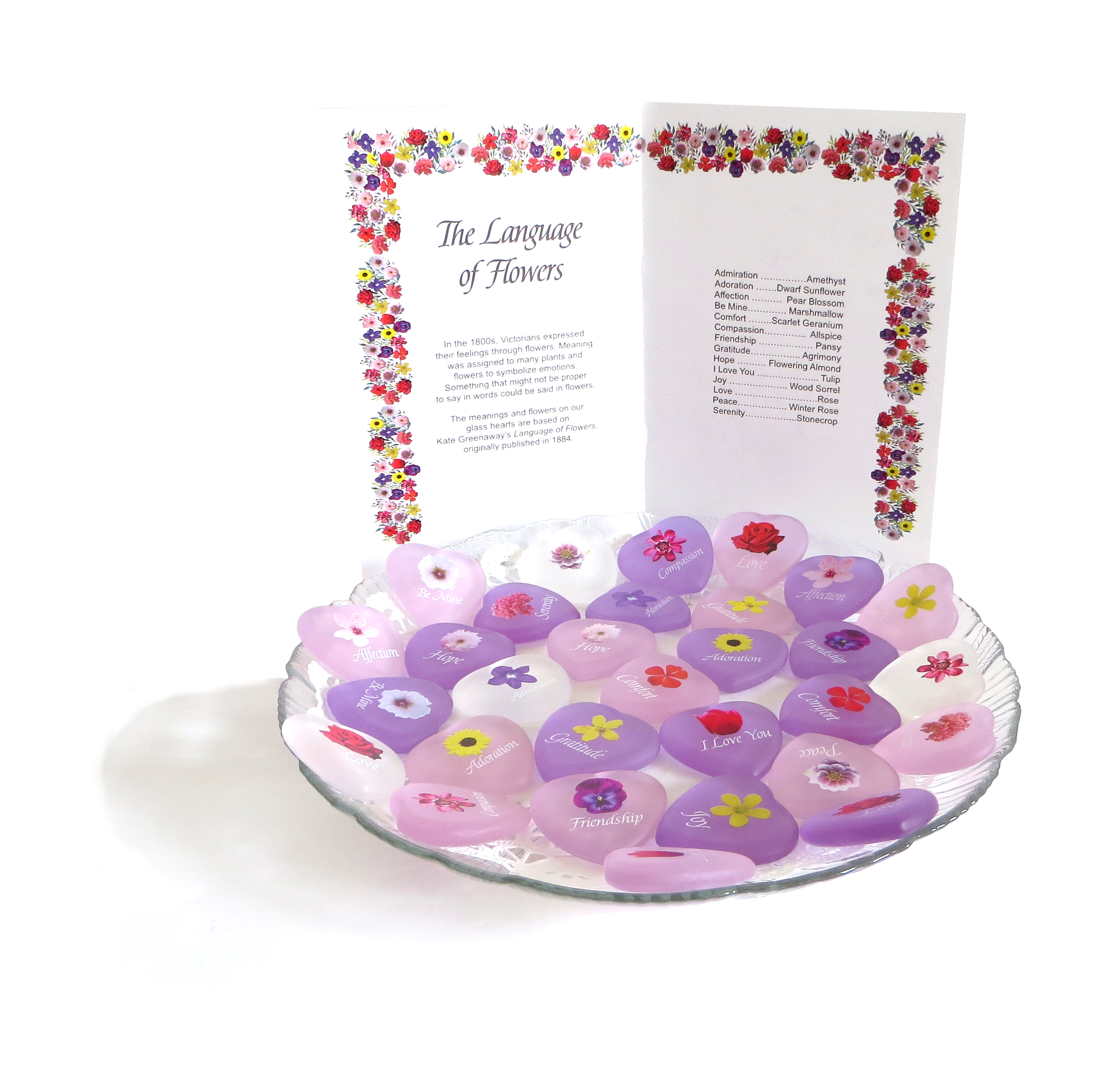 Lilac Lifeforce Glass A Glass Heart with Sheer Pouch to Show Your Mom How Special She is to You Inc.