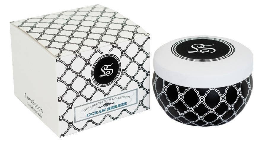 Lovespoon Candles, Inc. - Wholesale Jar/Filled Candle - Ocean Breeze:  Cornerstone Collection0