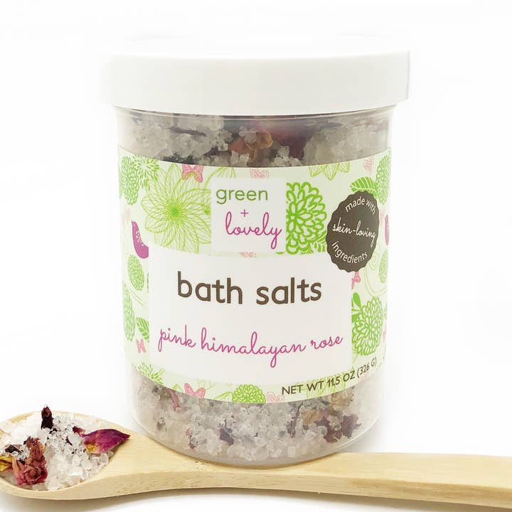 Pink Himalayan Rose Bath Salts Soak - Valentijnsdag voor wholesale door green + lovely