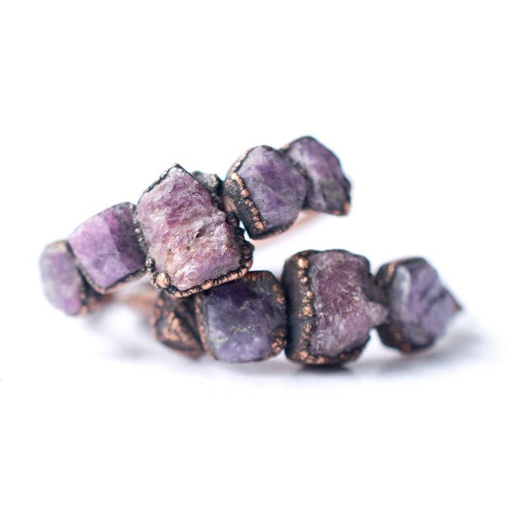 Bague rubis rouge multicolore pour la vente par HAWKHOUSE