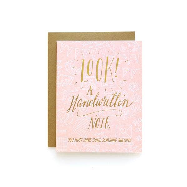 Wild Ink Press - Wholesale Stationery/Notecard Set - Look/Note | Flood + Foil Cards