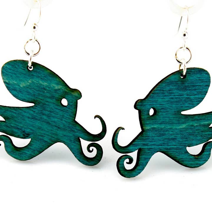 Octopus Earrings for wholesale by Green Tree Jewelry