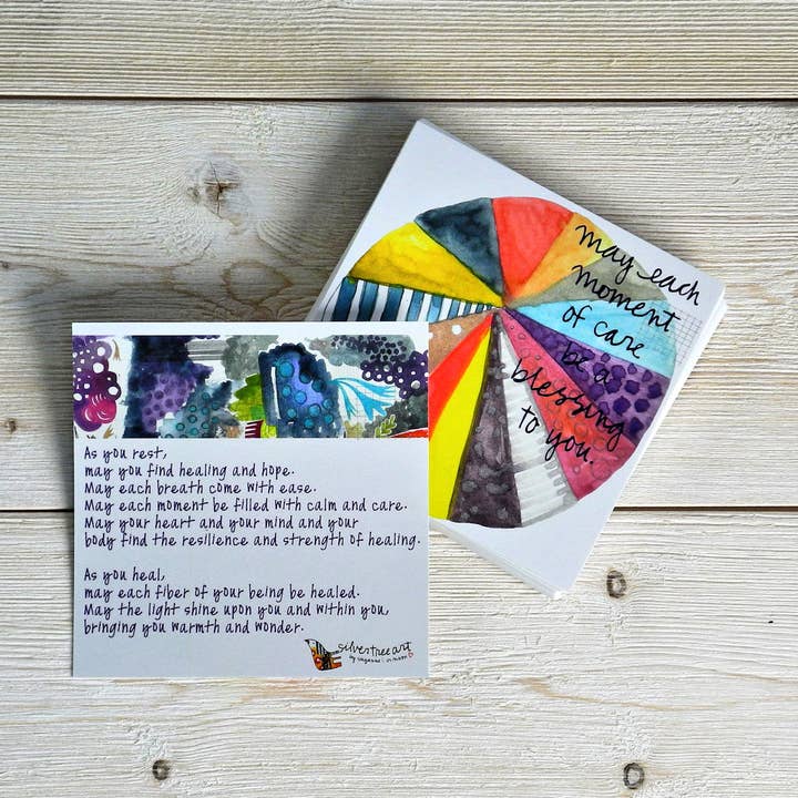 Blessing Of Care - Prayer Cards for wholesale by Silver Tree Art by Suzanne L. Vinson