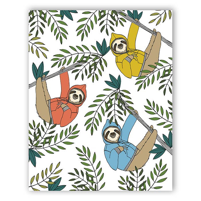 Faultiere hängen in Hoodies-Print für den Großhandel von Sloe Gin Fizz