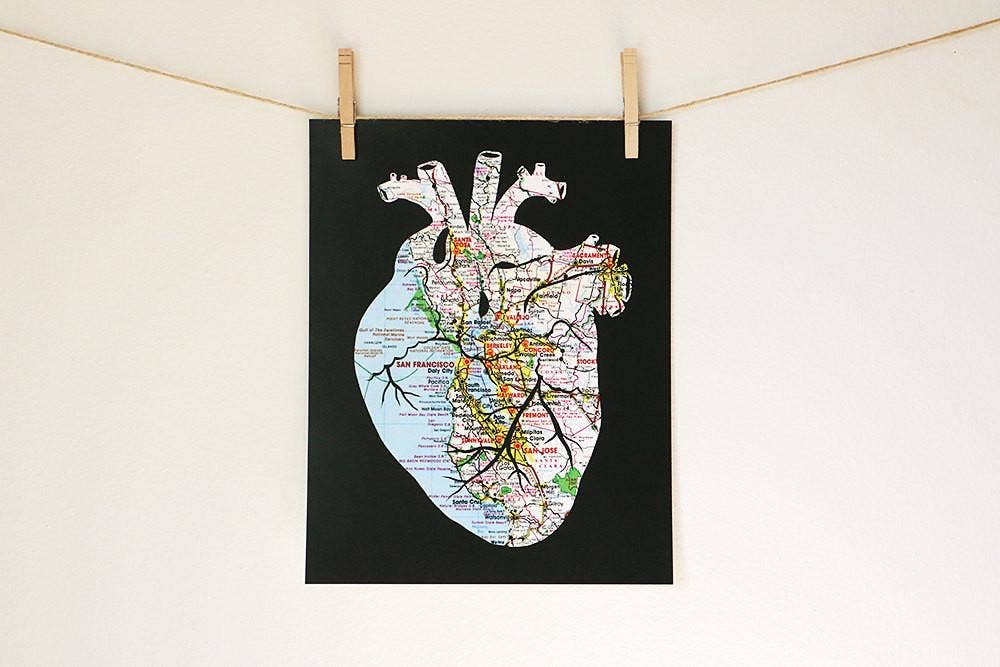 Granny Panty Designs - Wholesale Art Print - Heart Of The Bay Print -  I left my heart in San Francisco7