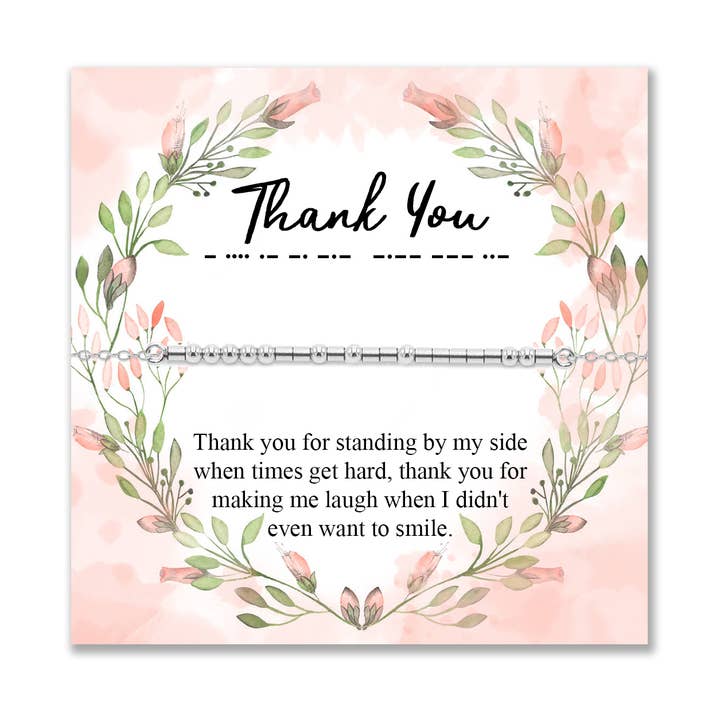 "Thank you" bracelet - Message #12 for wholesale by CA Souls