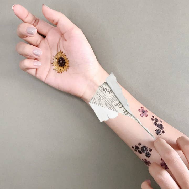 PAPERSELF - Wholesale Temporary Tattoo - Spring Temporary Tattoos Stickers8