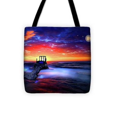 13" x 13" Talk To The Sky Tote Bag for wholesale by Don White-Art Dreamer