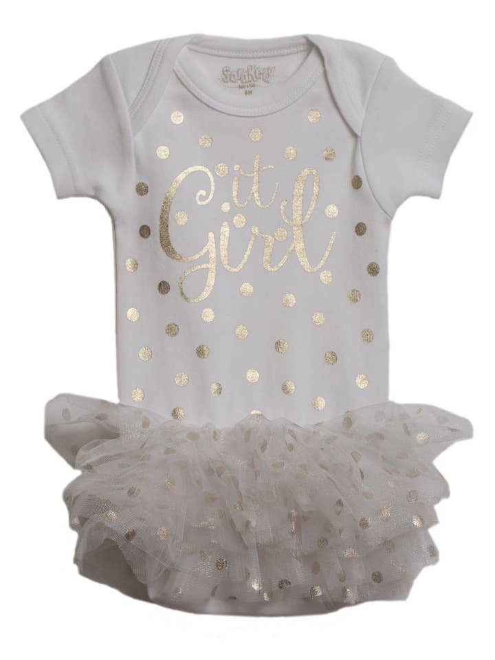 It Girl Tutu Onesie para venta al por mayor de Sara Kety Baby & Kids