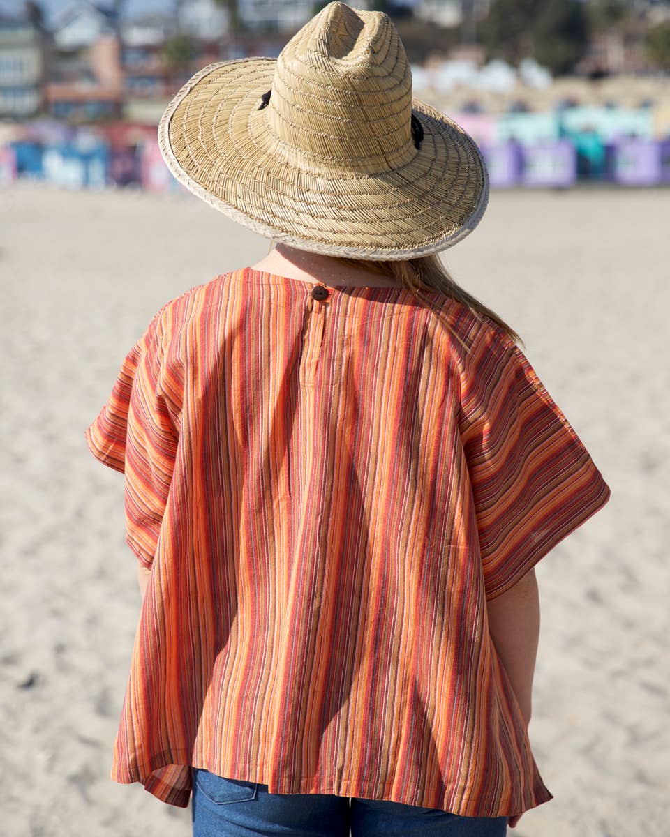 Zig Zag Asian Collection - Wholesale Blouse - Women's - Striped Box Top1