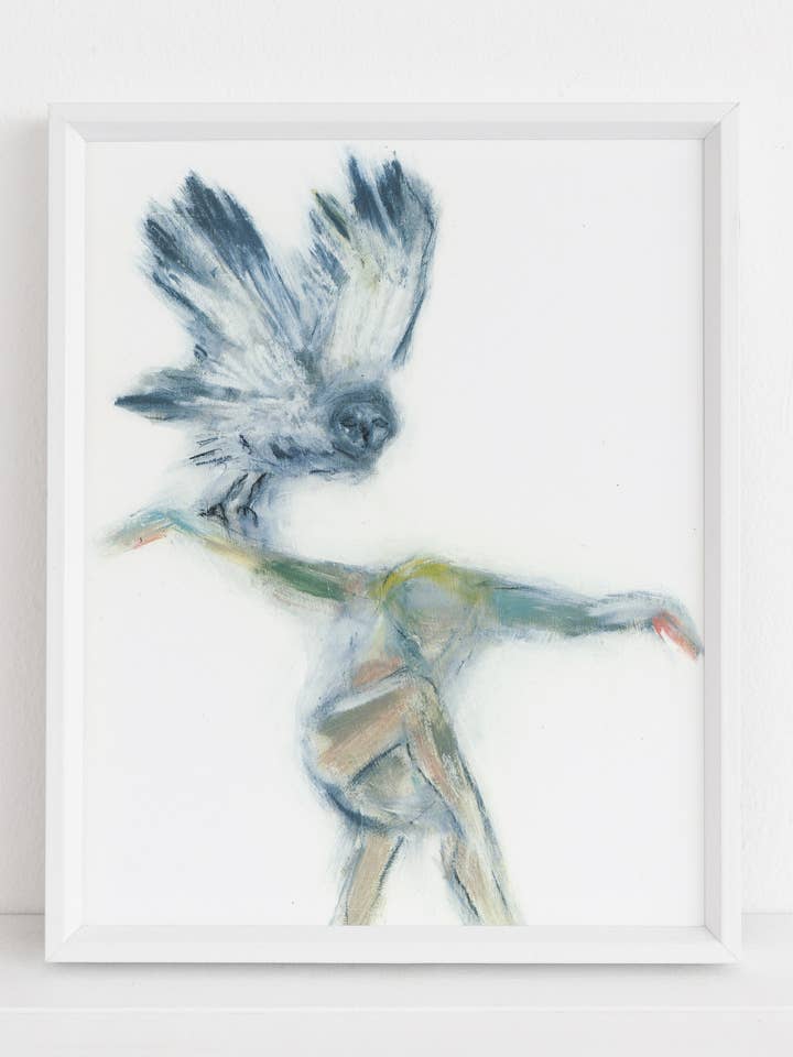 Flying Owl Print for wholesale by Leigh Cypres