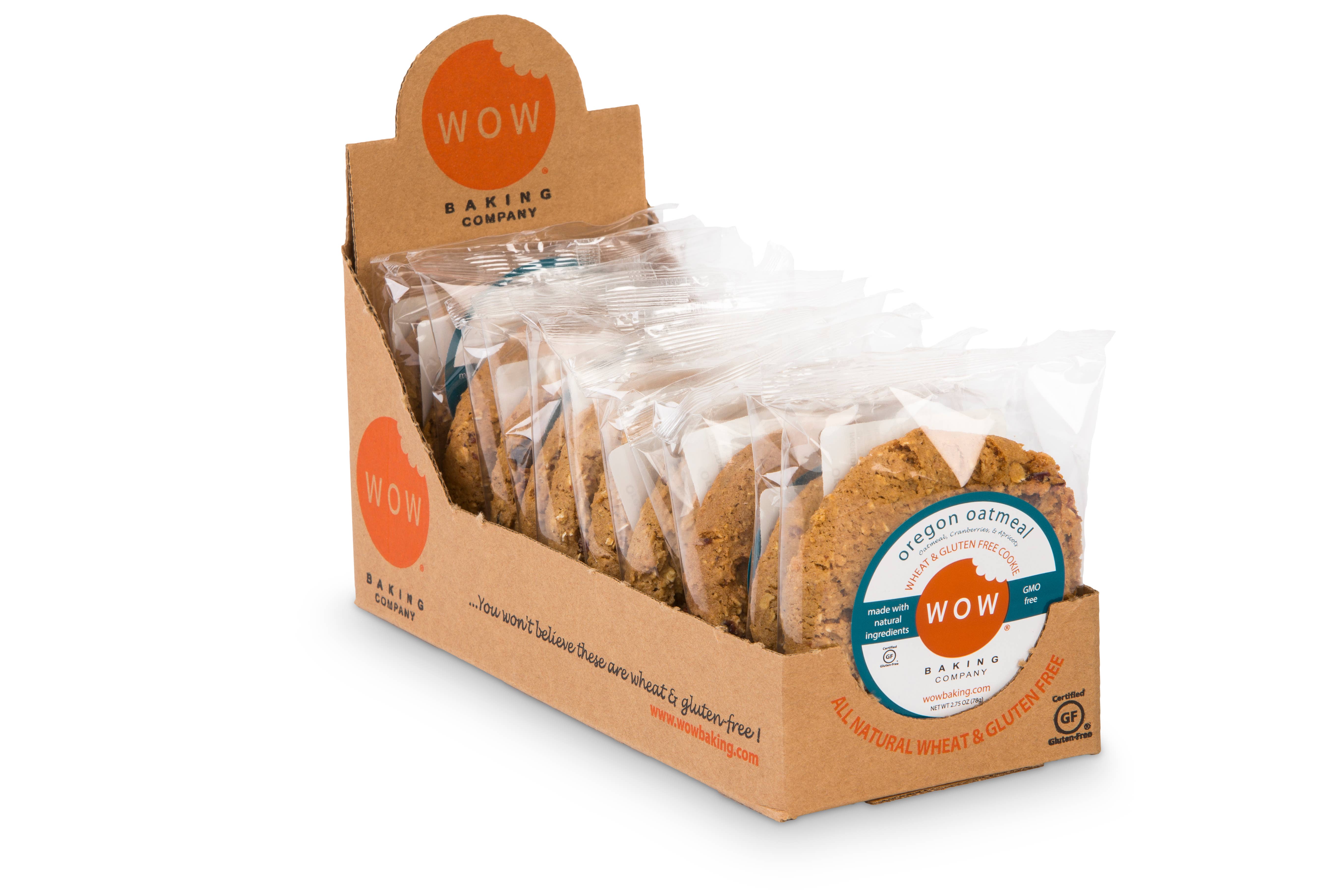 WOW Baking Company - Wholesale Cookie - Gluten-Free Oregon Oatmeal Cookie Bakery Singles1