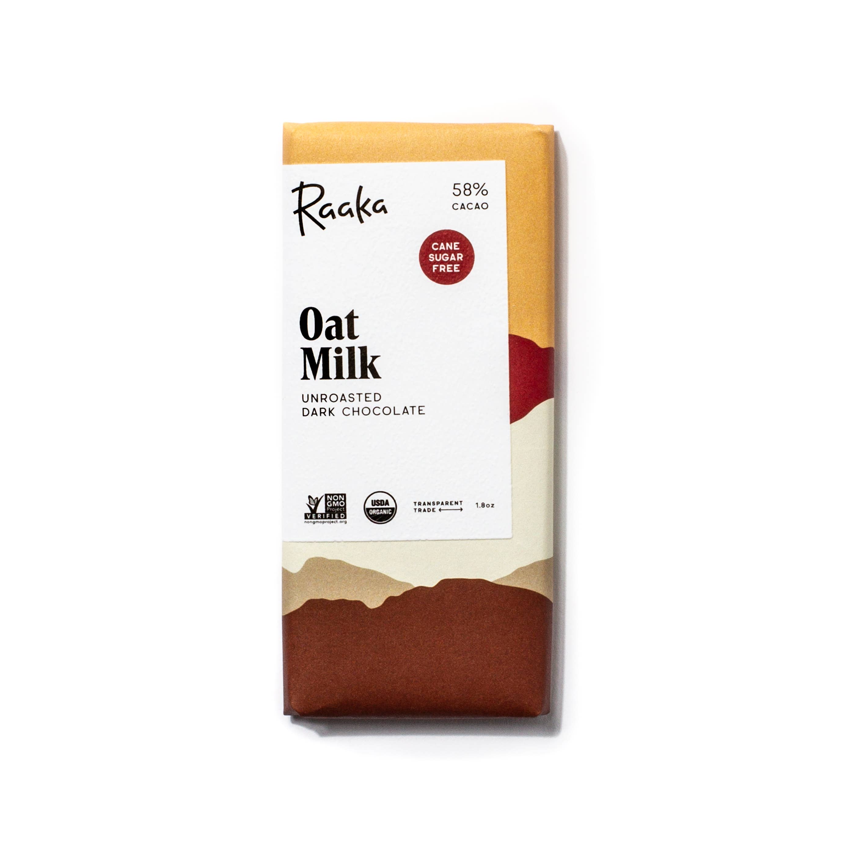 Raaka Chocolate - Wholesale Chocolate Bar - 58% Oat Milk Chocolate Bar