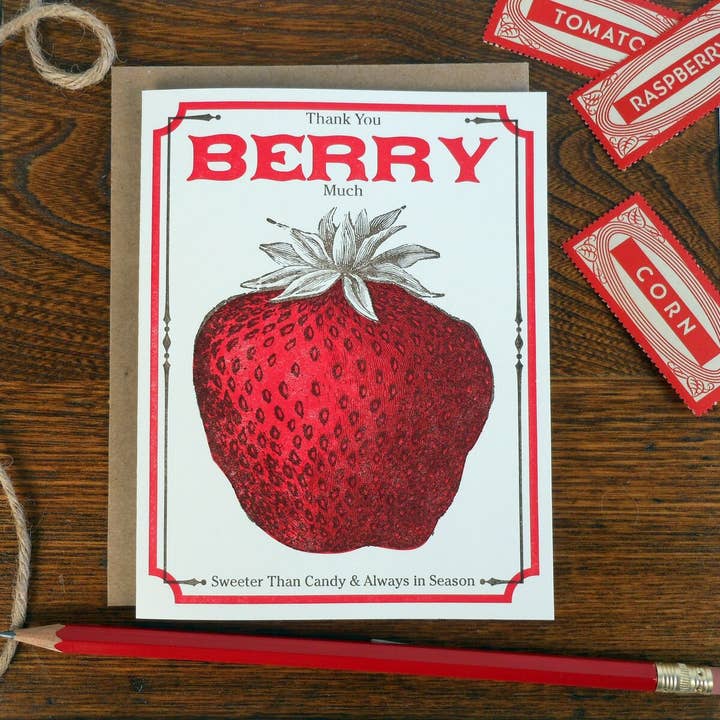 Vintage Berry Seed Pack for wholesale by a. favorite design