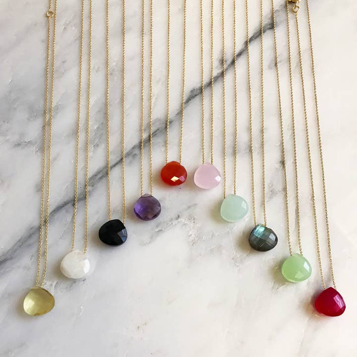 Teardrop Necklace for wholesale by Viajera Designs