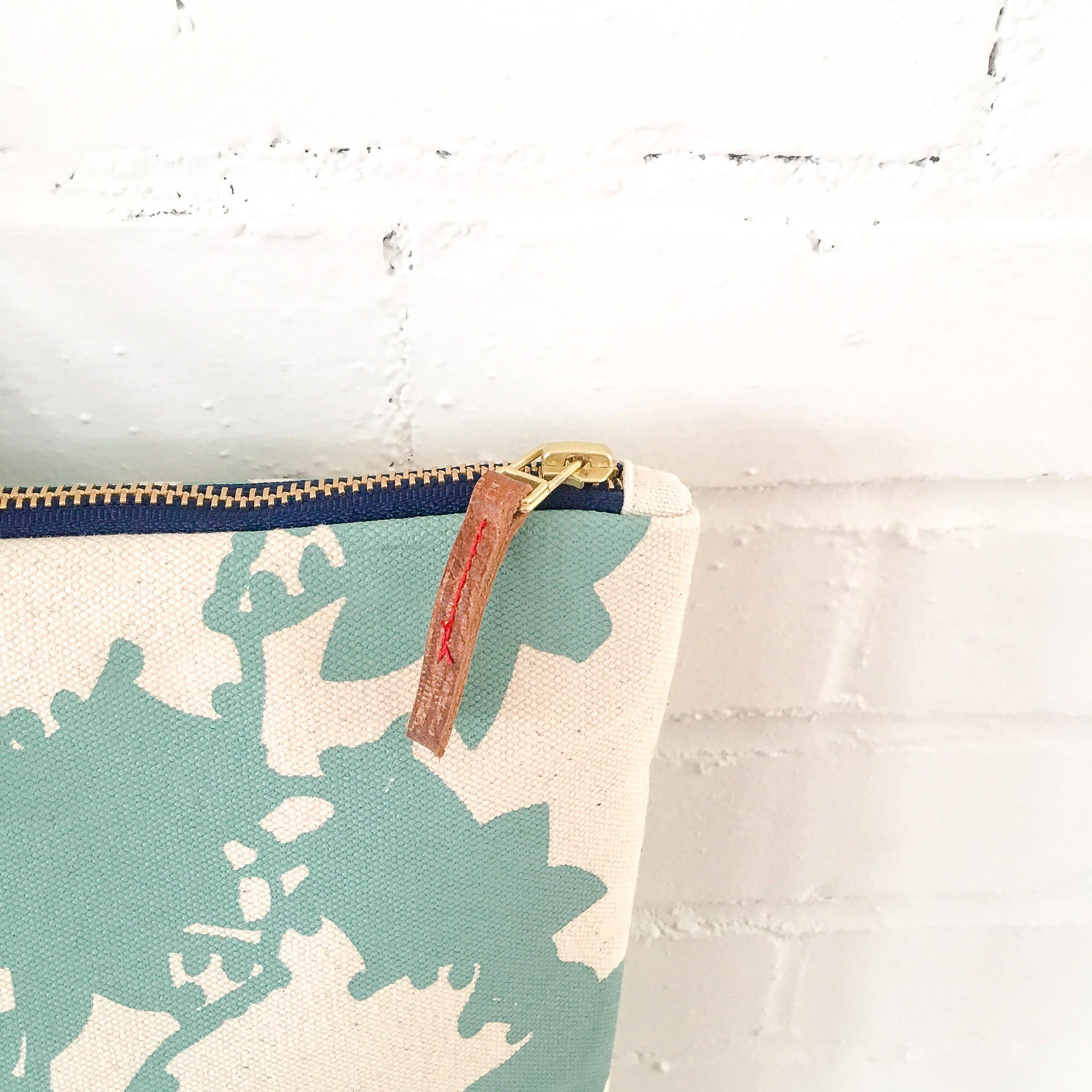 Erin Flett - Wholesale Tote Bag - Women's - Robins Egg Blue Deep Woods Folder Bag2