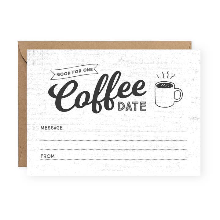Coffee Date Greeting Card and other Purchase Wholesale rösta kaffee. Free Returns & Net 60 Terms on Faire trending on Faire.