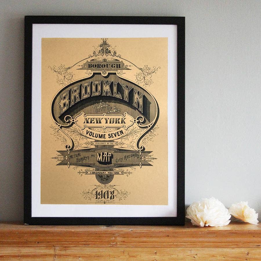 Cyberoptix Tie Lab - Wholesale Art Print - Brooklyn Art Print, Typography Poster1