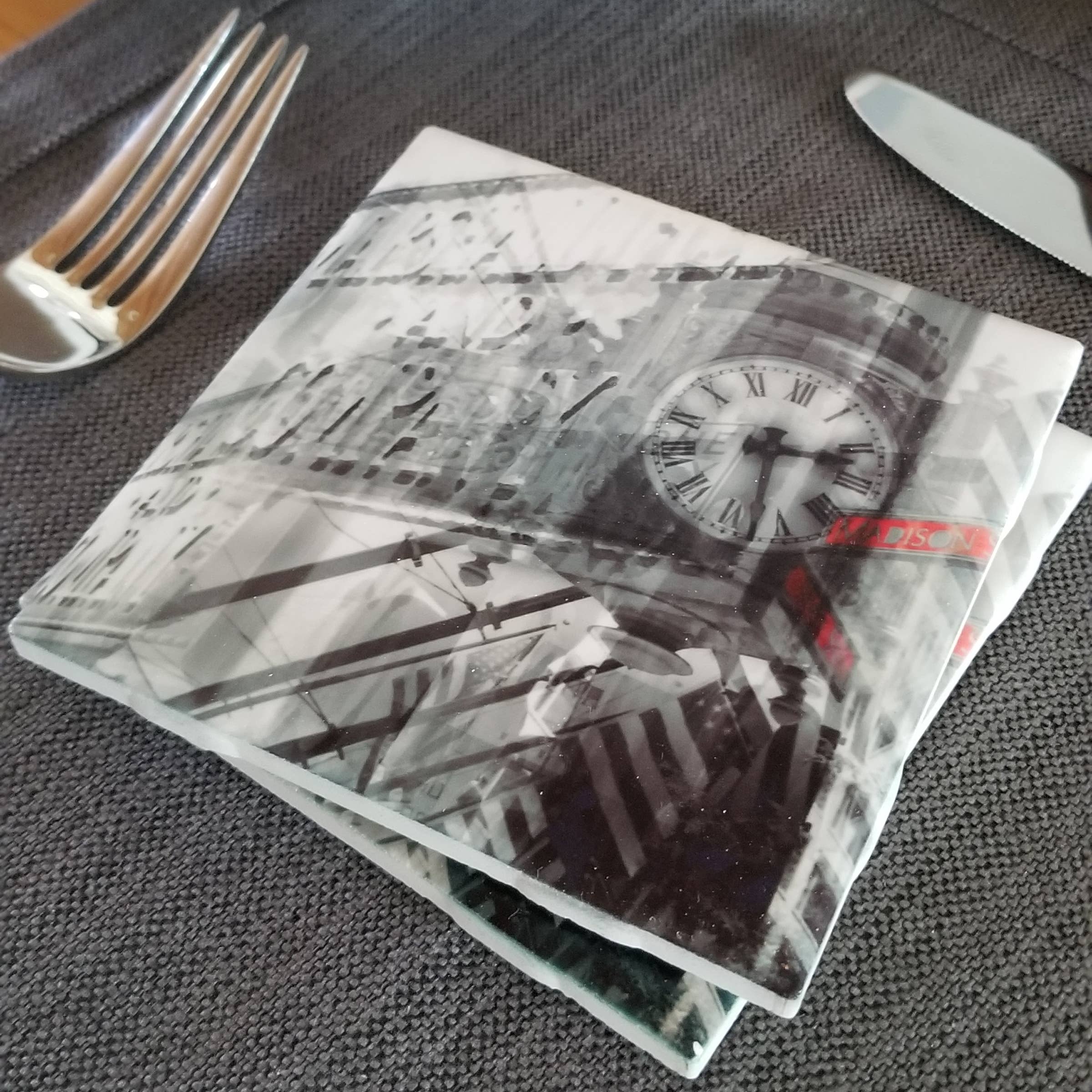 Madcanvases - Wholesale Coasters - Tile Coasters - Chicago Downtown Collection0