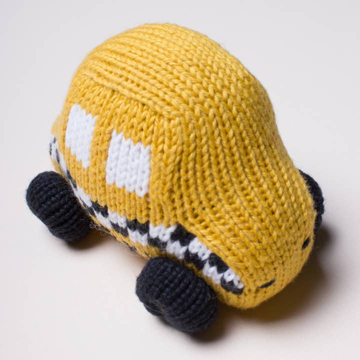 Estella – Engroshandel Sengetæppe - Børn og baby – Økologisk babytæppe gavesæt - Taxi (håndlavet)
