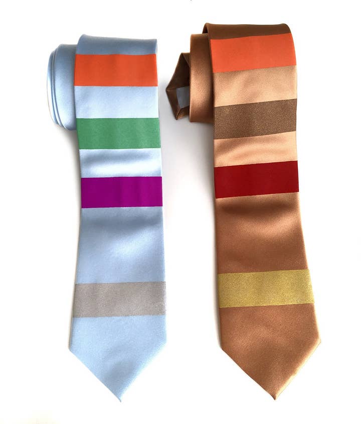 Resistor Code Silk Necktie, Ohm Values for wholesale by Cyberoptix Tie Lab