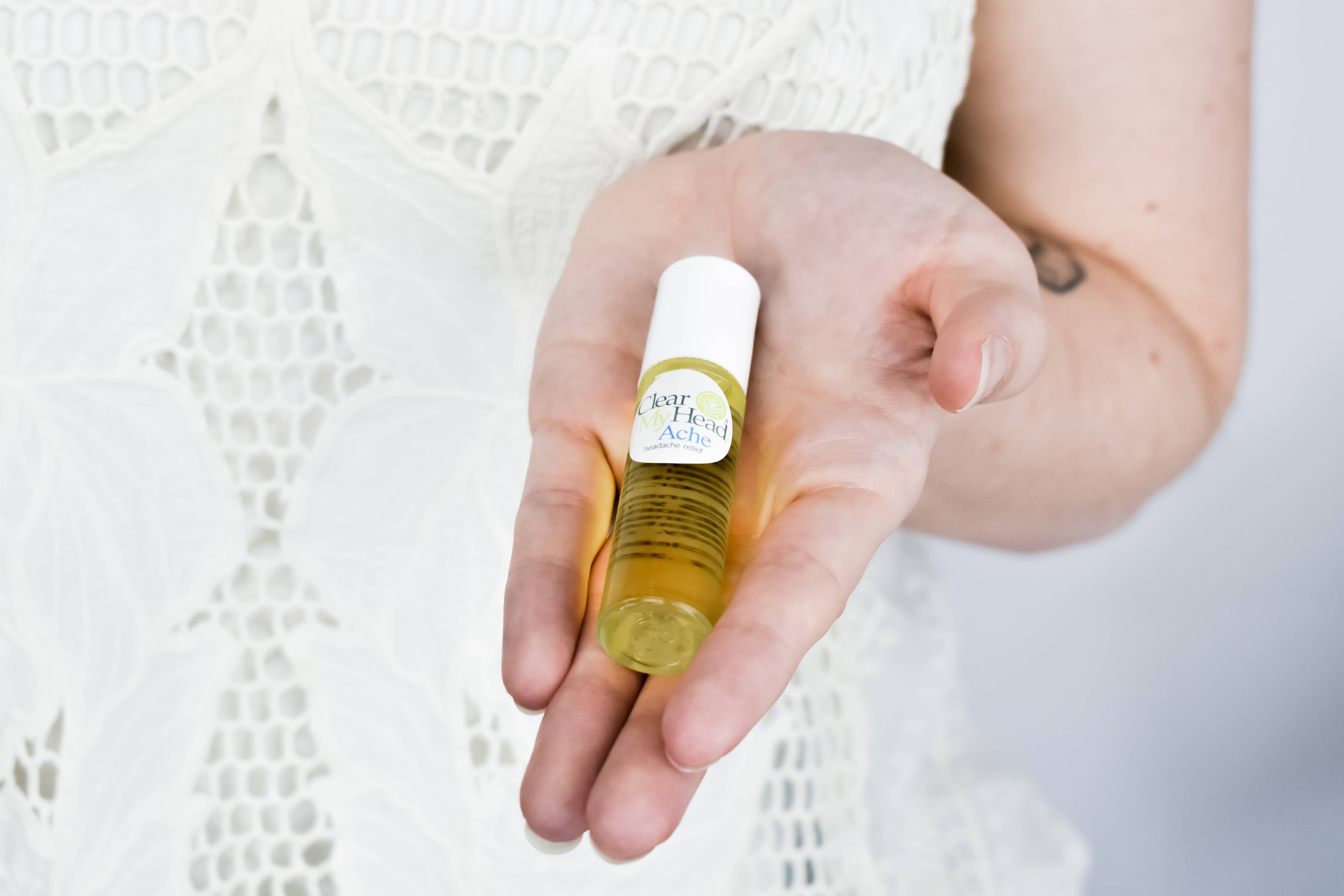 Clear My Head Ltd - Wholesale Essential Oil Roll-On - Ache Roll-On Natural Aromatherapy Headache Relief for Retail6