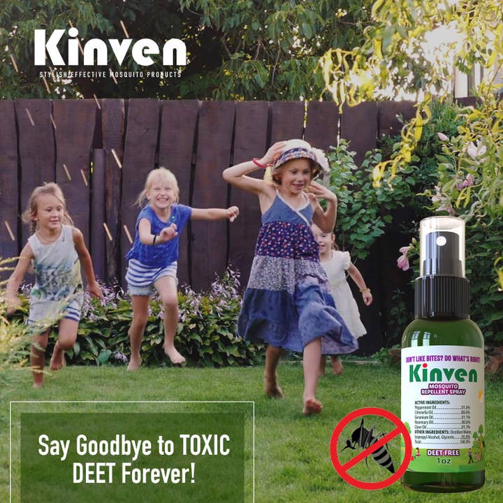 Kinven Bearant - Wholesale Insect Repellent - 21 x 1 oz spray/Display Box - Mosquito Repellent Spray