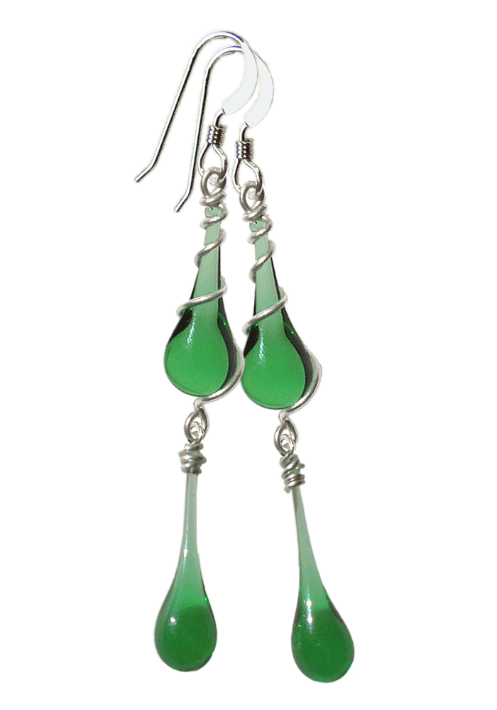 Sundrop Jewelry - Wholesale Dangle Earrings - Gemini Glass Teardrop Earrings4