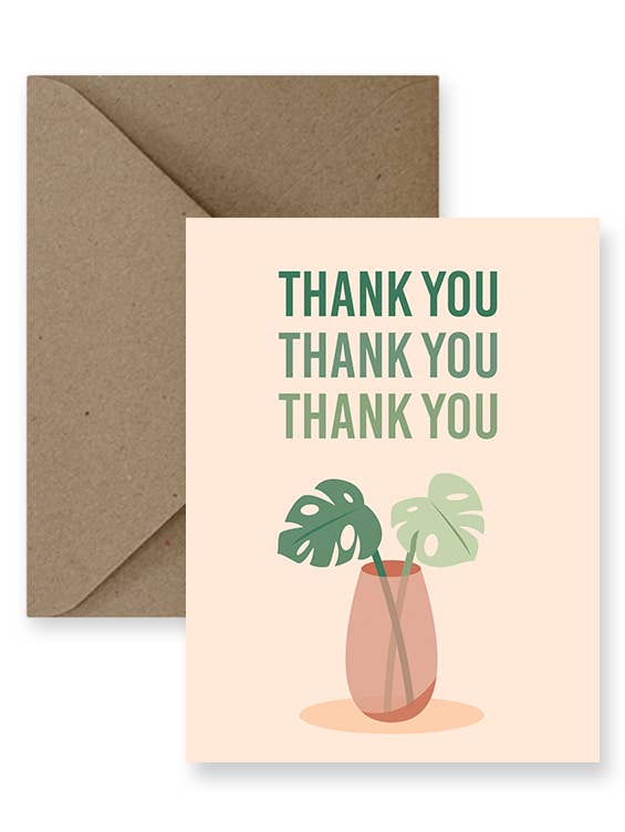 Danke Pflanze Card für den Großhandel von IMPAPER