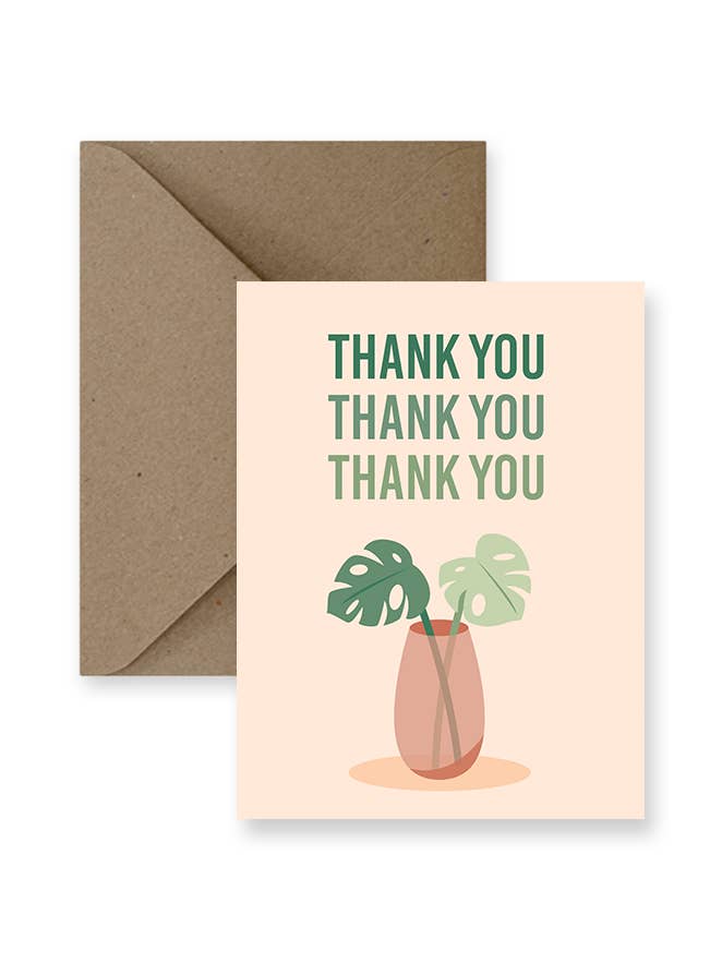 Thank You Plant Card for wholesale by IMPAPER