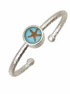 Starfish Ot Small Round Bangle for wholesale by Shari Dixon