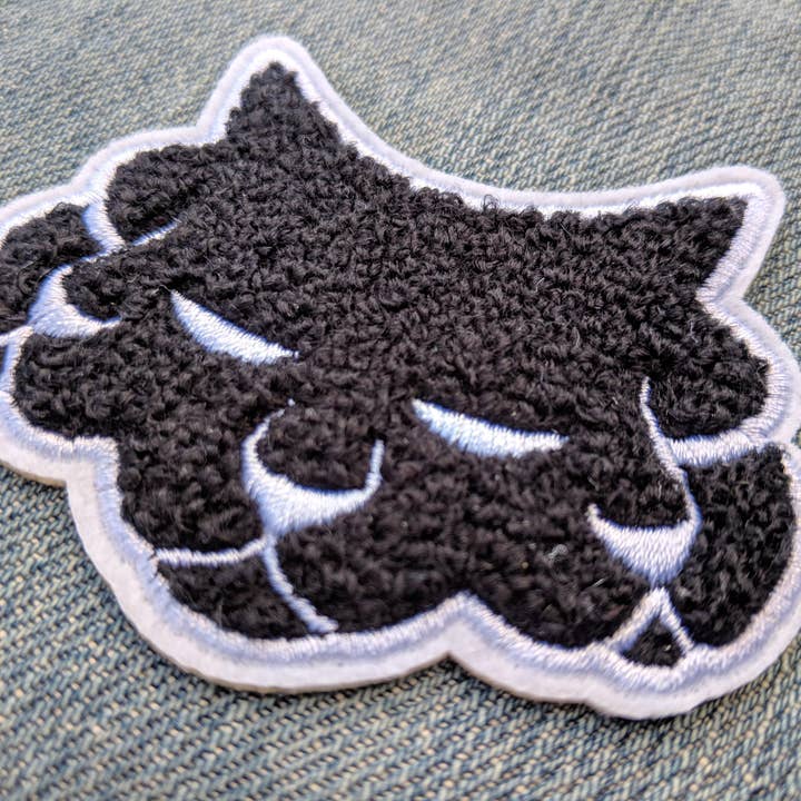 Brandy Bingham - Wholesale Patch - Mittens Chenille Black Cat Patch3