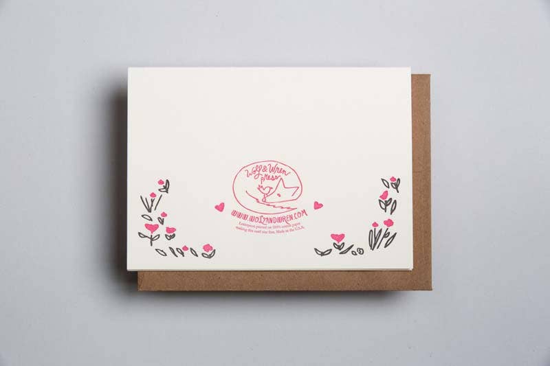 Wolf & Wren Press - Wholesale Love Card - Crazy Kids1