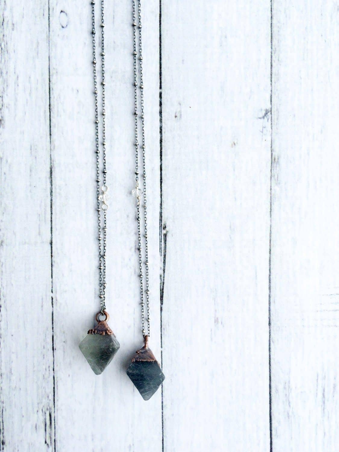 HAWKHOUSE - Wholesale Pendant/Charm Necklace - Sterling Silver Fluorite Necklace2