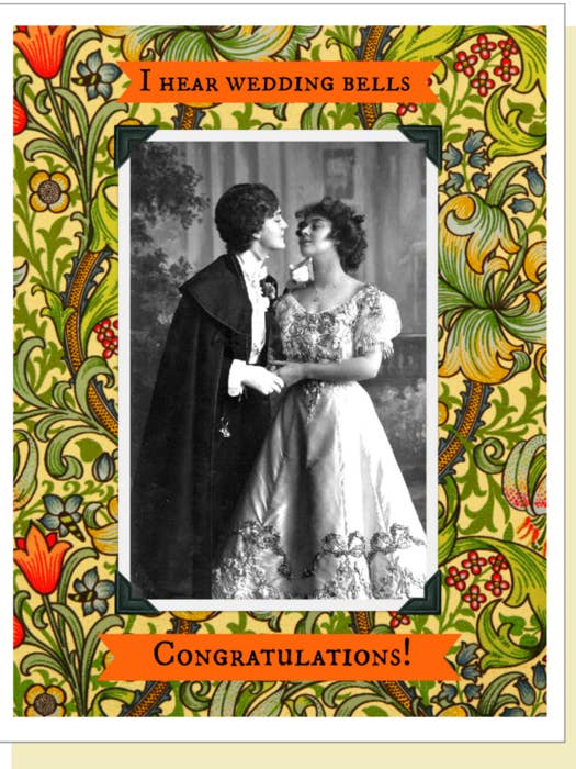 Wedding Bells Card for wholesale by Ümlaut Brooklyn