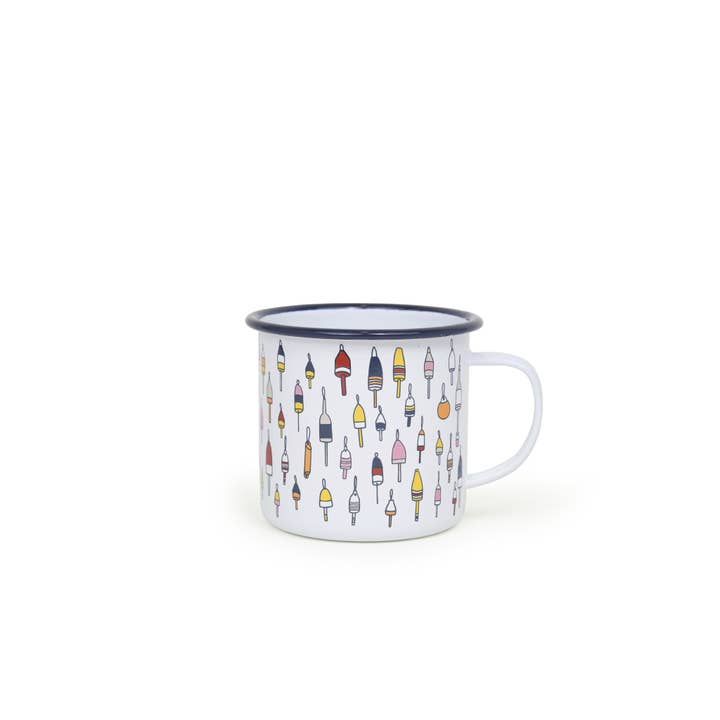 Crow Canyon Home - Wholesale Coffee Mug - Fishs Eddy x CCH Enamelware 16 oz Large Mug2