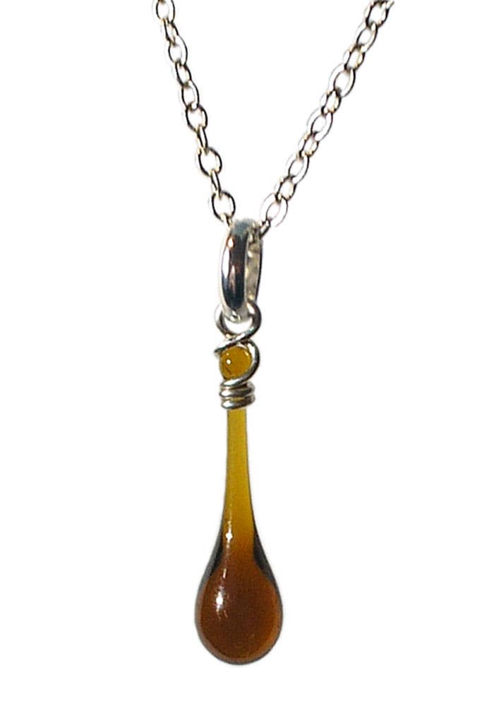Sundrop Jewelry - Wholesale Pendant/Charm Necklace - Maressa Glass Teardrop Pendant Necklace20