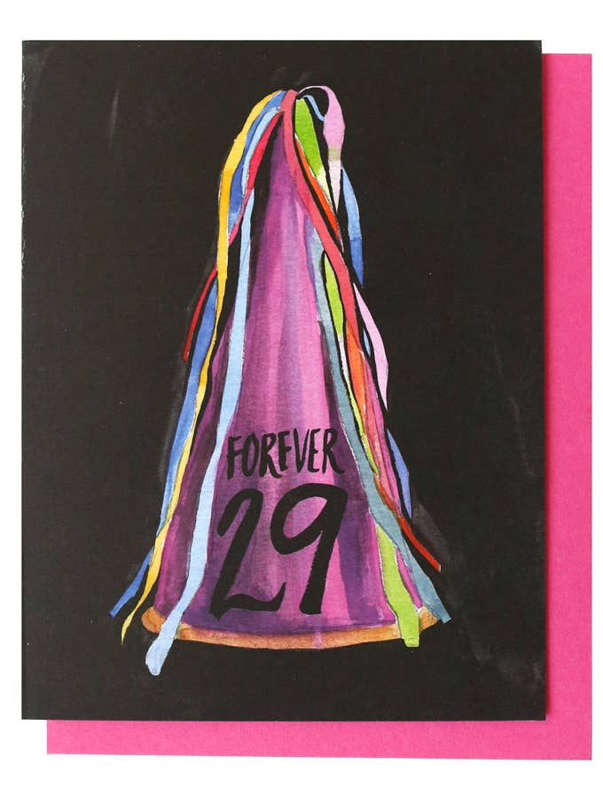 Forever 29 Single Card for wholesale by Thimblepress