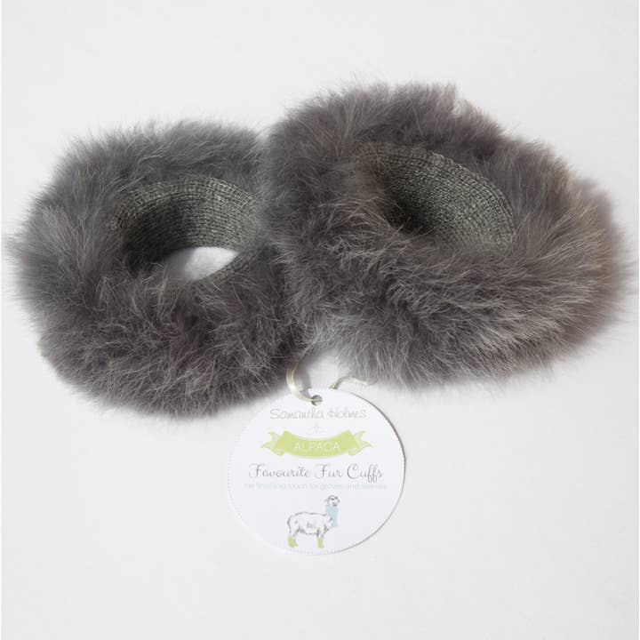 Alpaca Fur Cuffs for wholesale by Samantha Holmes Alpaca Clothing and Gifts