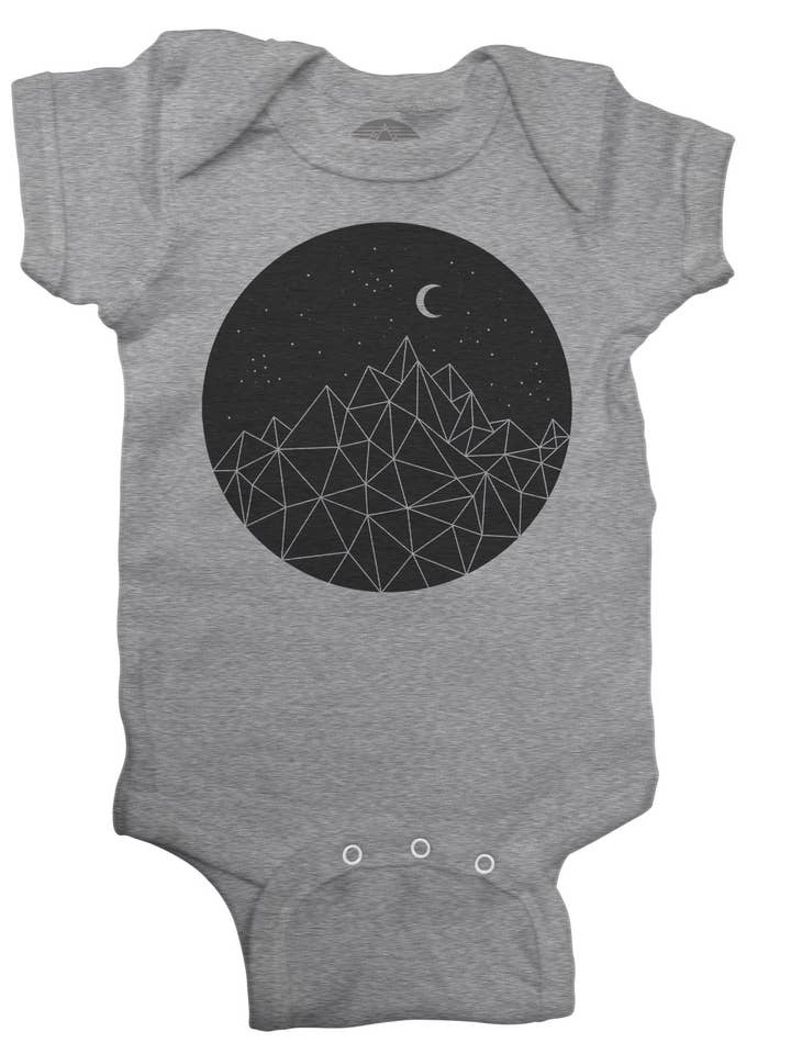Geometric Night Infant Bodysuit - Unisex Fit for wholesale by Boredwalk