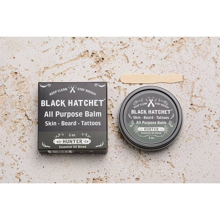 Latika Beauty - Wholesale Beard Styling Product - Beard and Tattoo Balm - Hunter ⚫ Black Hatchet Gifts for Men5