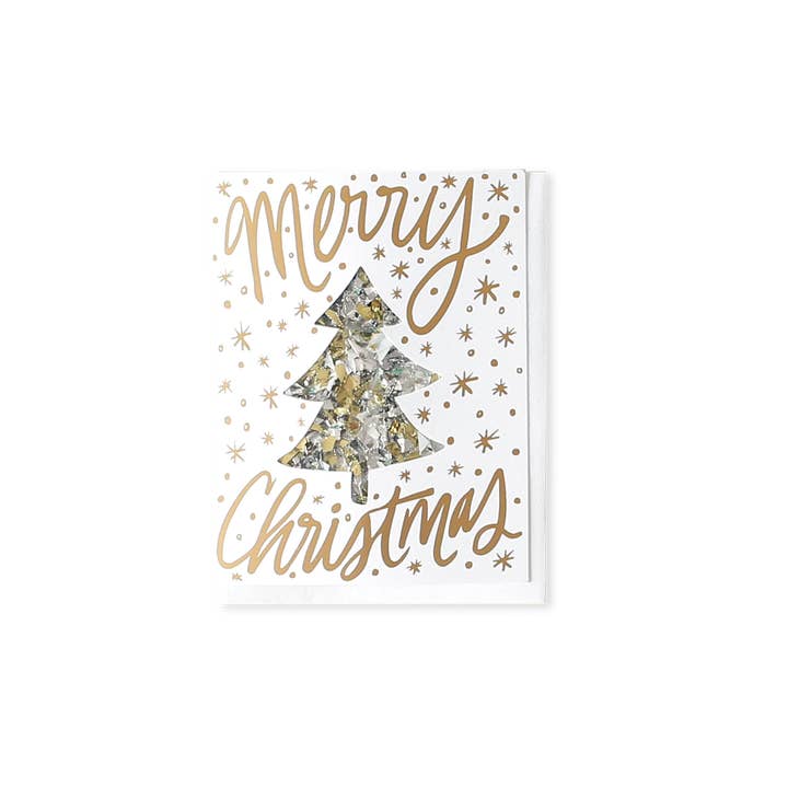 Thimblepress - Wholesale Christmas Card - Confetti Card Merry Christmas Greeting Card1