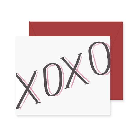 Fresh Out of Ink - Wholesale Love Card - XOXO Valentine Greeting Card0