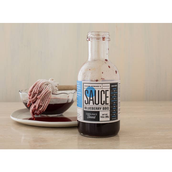 Blueberry BBQ Sauce for wholesale by Vivian Howard's Put-Ups