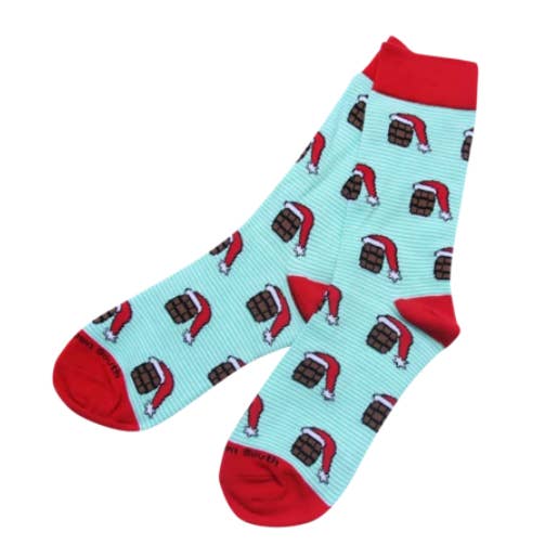 Santa Bourbon Socks for wholesale by Barrel Down South
